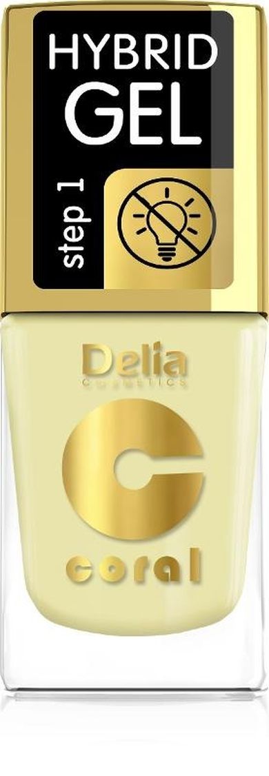 Delia Cosmetics, Coral Hybrid Gel, lakier do paznokci, 137, 11 ml