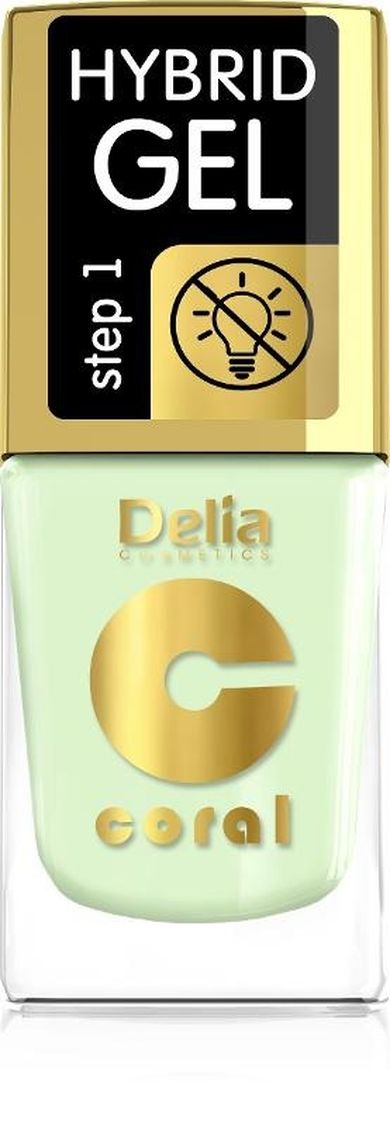 Delia Cosmetics, Coral Hybrid Gel, lakier do paznokci, 138, 11 ml
