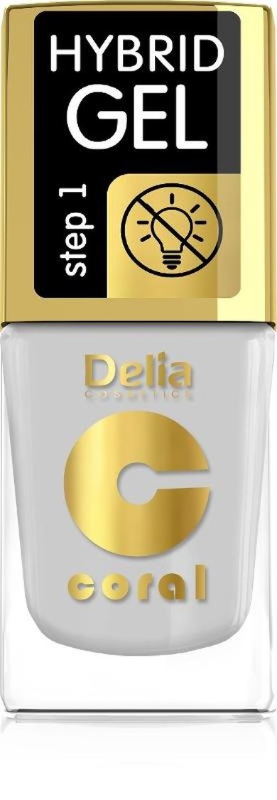 Delia Cosmetics, Coral Hybrid Gel, lakier do paznokci, 139, 11 ml