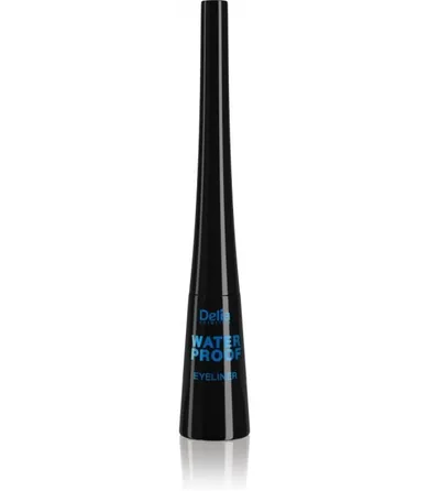 Delia Cosmetics, Shape Master, wodoodporny eyeliner w płynie, Black, 4 ml