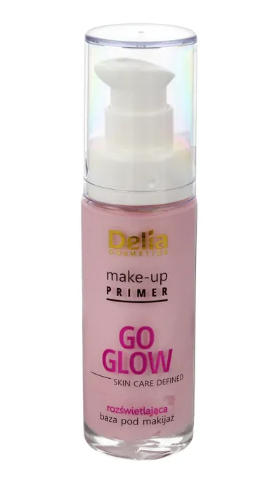 Delia Cosmetics, Skin Care Defined, baza pod makijaż Go Glow, rozświetlająca, 30 ml