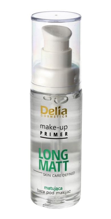 Delia Cosmetics, Skin Care Defined, baza pod makijaż Long Matt, matująca, 30 ml