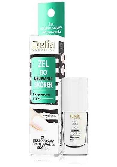 Delia Cosmetics, żel ekspresowy do usuwania skórek, 11 ml