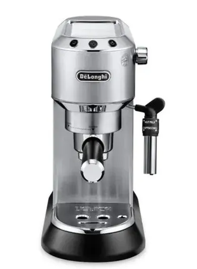 DeLonghi, ekspres kolbowy, Dedica Style, EC 685.M, 1350W, srebrny