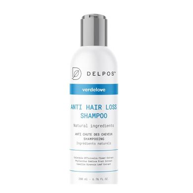 Delpos, Szampon przeciw wypadaniu włosów, 200 ml
