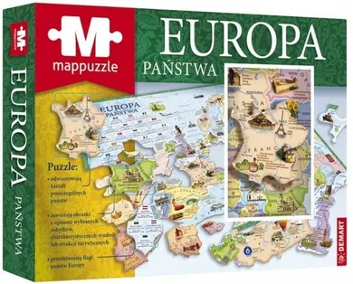 Demart, Mappuzzle, Europa Państwa, puzzle