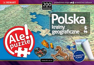 Demart, Polska - krainy geograficzne, puzzle, 200 elementów