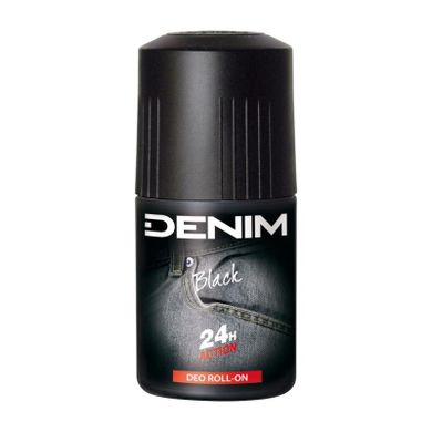 Denim, dezodorant w kulce black, 50 ml