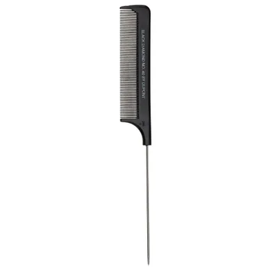 Denman, Carbon Pointed Comb Pin Tail, grzebień do włosów, black