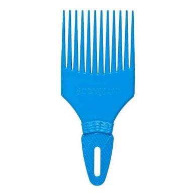 Denman, Curl Volumizer, grzebień afro pick do podbijania skrętu, blue