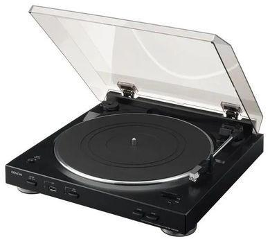 Denon, DP-200USB, gramofon, czarny