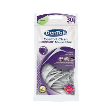 DenTek, Comfort Clean, wykałaczki do zębów z nitką do zębów trzonowych, 30 szt.