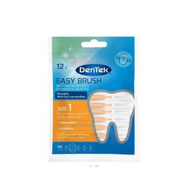 DenTek, EasyBrush, szczoteczki interdentalne, R1-12