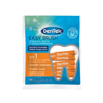 DenTek, EasyBrush, szczoteczki interdentalne, R1-6