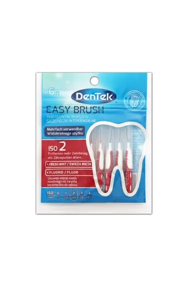 DenTek, EasyBrush, szczoteczki interdentalne, R2-6