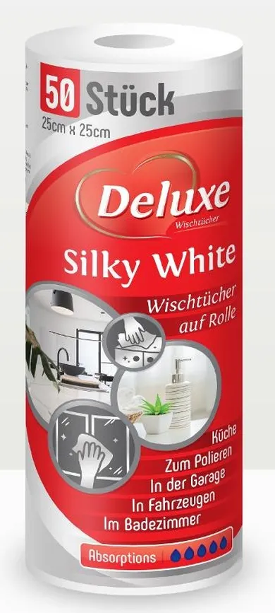 Der Waschkonig, Deluxe, ścierka na rolce, bezpyłowa, 50 szt.