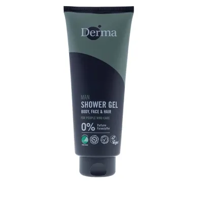 Derma, Man Shower Gel 3w1, żel pod prysznic, 350 ml