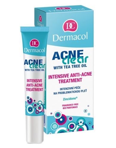 Dermacol, AcneClear, Intensive Anti-Acne Treatment, kuracja punktowa dla cery trądzikowej, 15 ml