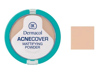 Dermacol, Acnecover Mattifying Powder, puder matujący w kompakcie 02 Shell, 11g