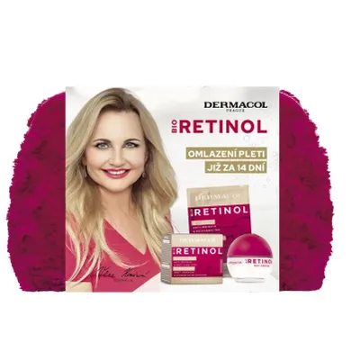 Dermacol, Bio Retinol zestaw: krem na dzień, 50 ml + maska do twarzy, 2-8 ml + krem na noc, 50 ml