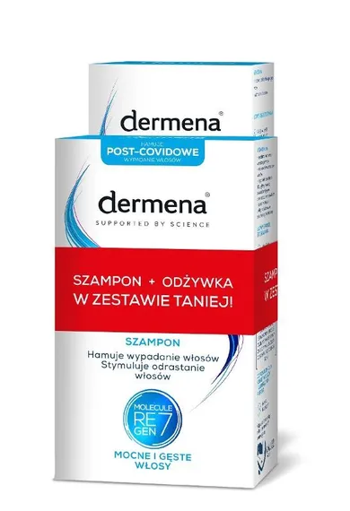 Dermena zestaw, szampon, 200 ml + odżywka, 200 ml