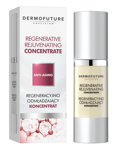 Dermofuture, Anti-Aging, regenerująco-odmładzający koncentrat do cery dojrzałej, 30 ml