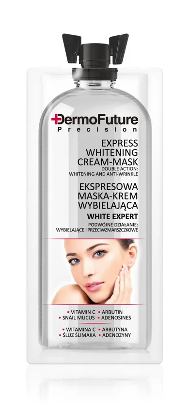 Dermofuture Precision, ekspresowa maska-krem wybielająca, saszetka, 12 ml