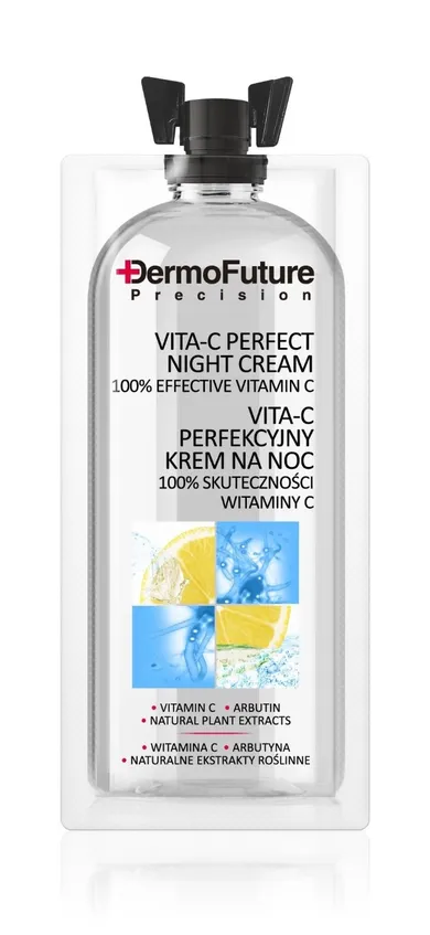 Dermofuture Precision, Vita-C, perfekcyjny krem na noc, 12 ml