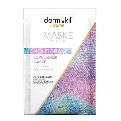 Dermokil, Hologram Peel Off Mask, rozświetlająca maseczka do twarzy, 15 ml