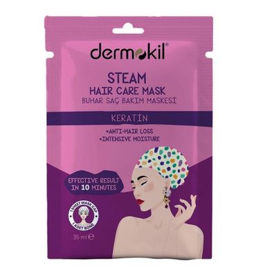 Dermokil, Keratin Steam Hair Care Mask, keratynowa maska ​​do pielęgnacji włosów, 35 ml