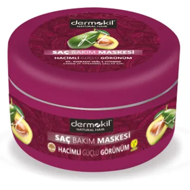 Dermokil, Natural Hair Mask, maska do włosów, Avocado, 300 ml