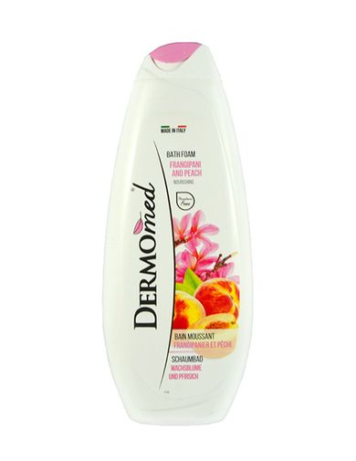 Dermomed, Bagnoschiuma Bath Foam, płyn do kąpieli, Frangipani & Peach, 750 ml