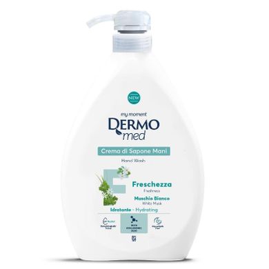 Dermomed, mydło w płynie, freschezza muschio bianco, 1000 ml