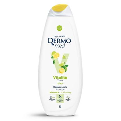 Dermomed, żel do mycia ciała, vitalita lime, 750 ml