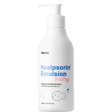 Dermz, Healpsorin Baby, emulsja do kąpieli dla dzieci, 300 ml