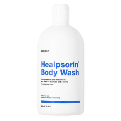 Dermz, Healpsorin, żel do mycia twarzy i ciała na łuszczycę i AZS, 500 ml