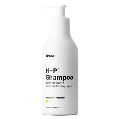 Dermz, H+P, konopny szampon z CBD i probiotykami, 300 ml