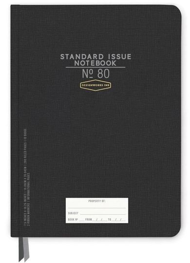 Designworks Ink, notes, Jumbo, Black, 1 szt.