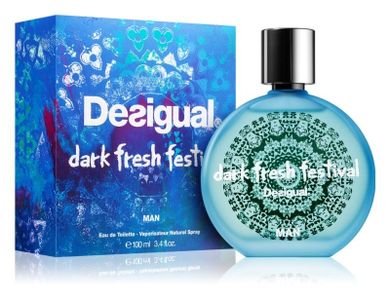 Desigual, Dark Fresh Festival Man, woda toaletowa, spray, 100 ml