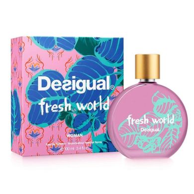 Desigual, Fresh World Woman, woda toaletowa, spray, 100 ml
