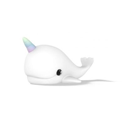 Dhink, Narwal Splash, lampka nocna, silikonowa