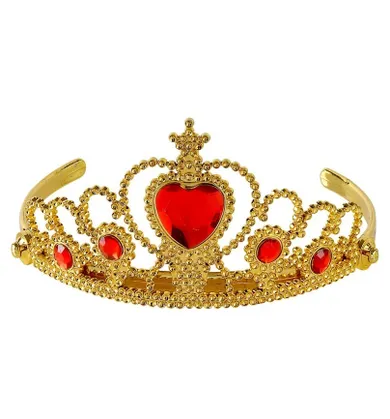 Diadem z kamieniami, tiara, złota