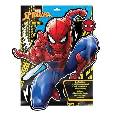 Diakakis, Spider-Man, kolorowanka z naklejkami