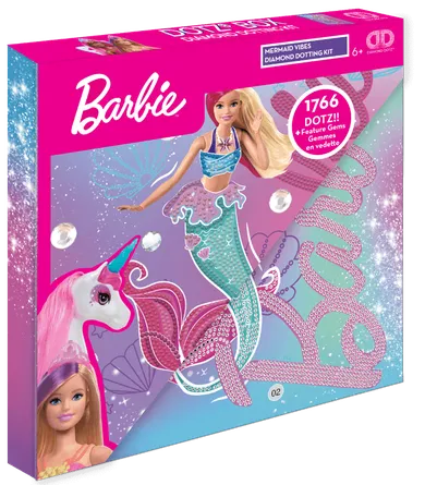 Diamond Dotz, Barbie Mermaid Vibes, diamentowa mozaika