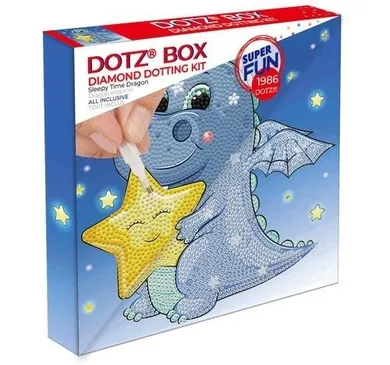 Diamond Dotz Box, Sleepy Dragon, zestaw kreatywny