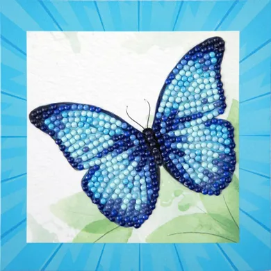 Diamond Dotz, diamentowa mozaika, Blue butterfly, Quick Dotz