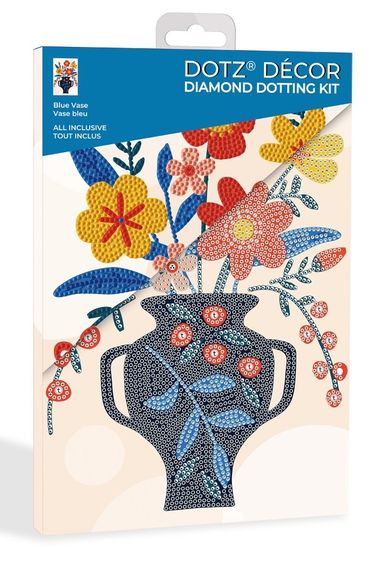 Diamond Dotz, diamentowa mozaika, Blue Vase