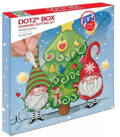 Diamond Dotz, diamentowa mozaika, Christmas Elves