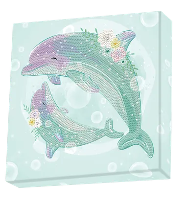 Diamond Dotz, diamentowa mozaika, Dolphin dance