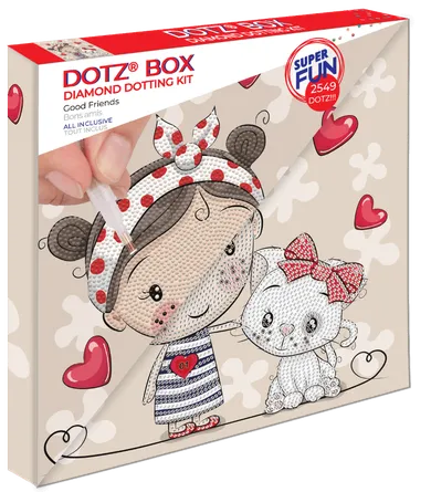 Diamond Dotz, diamentowa mozaika, Good friends